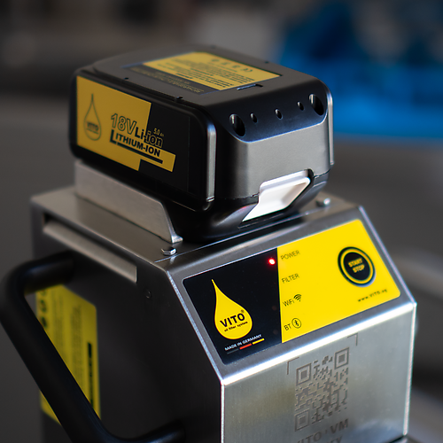 VITO VM battery cordless oil filter system